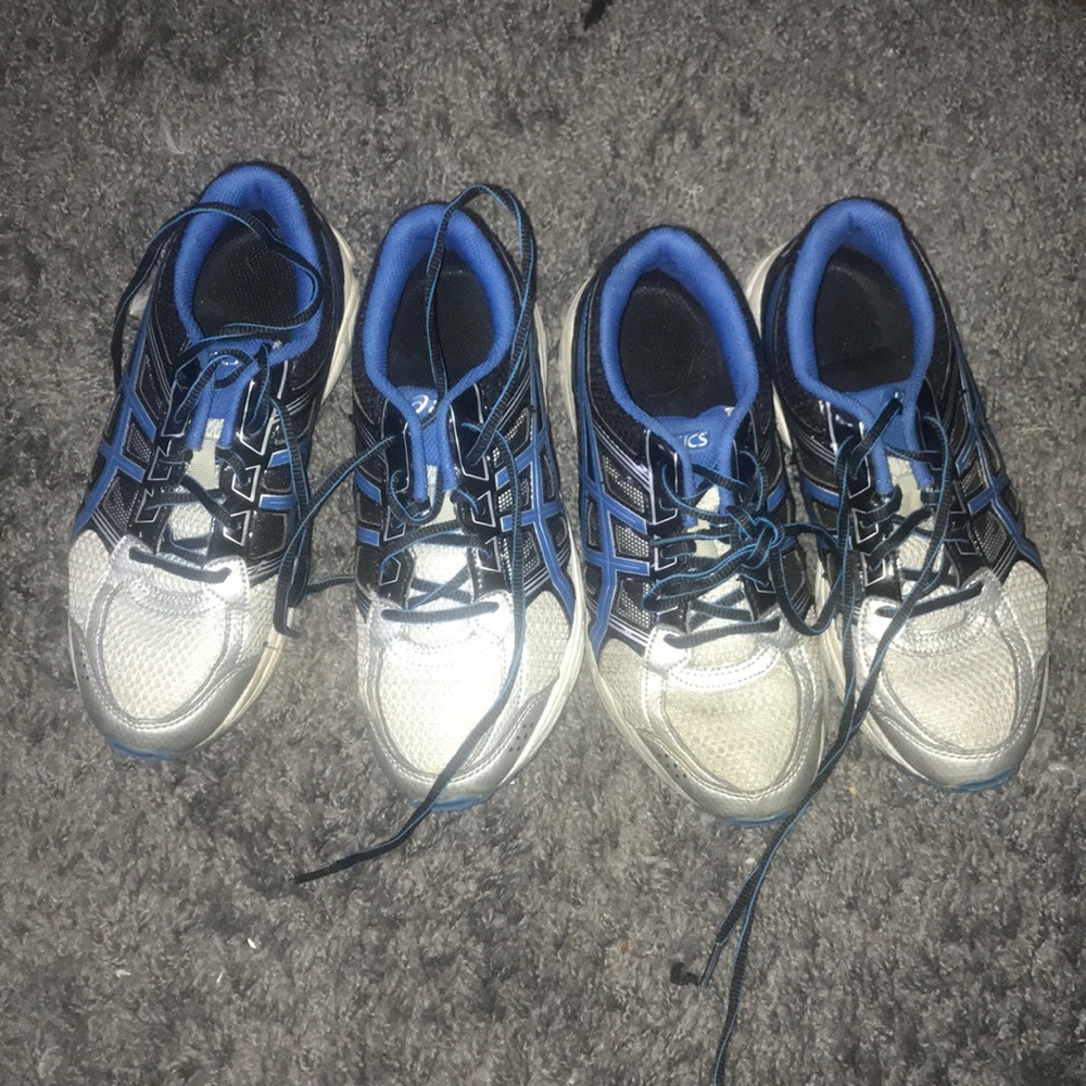 Bundle of ASICS running shoes